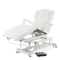 Массажный стол с электроприводом ММКМ-2 (SE3.21.10Д-04), цвет белый (2 места)