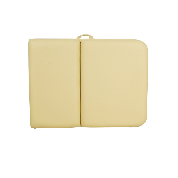 Стол массажный складной на алюминиевой раме JFAL01A (3-х секционный), цвет бежевый (6)