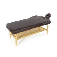 Стол массажный стационарный FIX-MT2, цвет коричневый
