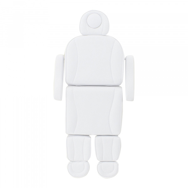 Педикюрное кресло с электроприводом ММКП-3 (КО-193Д-03), цвет белый