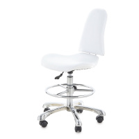 Стул массажиста (сталь) арт. МА01 (IH-02), цвет белый