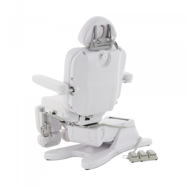 Педикюрное кресло с электроприводом ММКП-3 (КО-196) с педалью, цвет белый (3)