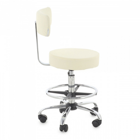 Стул массажиста (сталь) арт. MA01, цвет кремовый (1)