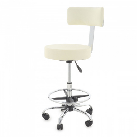Стул массажиста (сталь) арт. MA01, цвет кремовый (2)