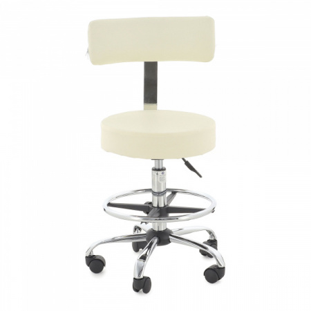 Стул массажиста (сталь) арт. MA01, цвет кремовый (3)