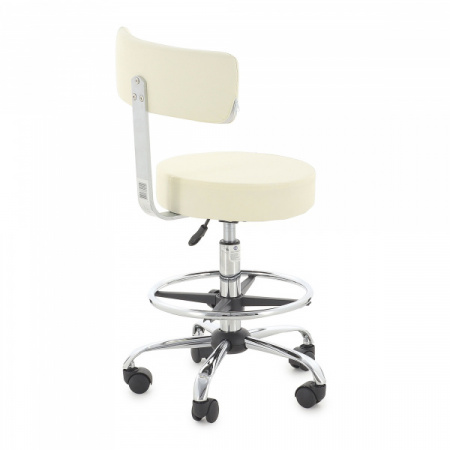 Стул массажиста (сталь) арт. MA01, цвет кремовый (4)