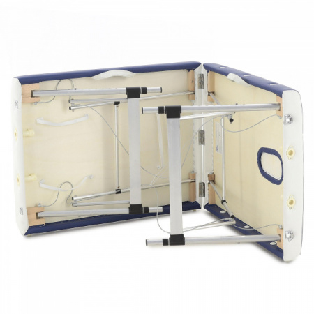 Стол массажный складной на алюминиевой раме JFAL01A (3-х секционный), цвет бежевый (8)